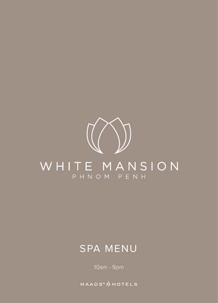 White Mansion Spa Menu