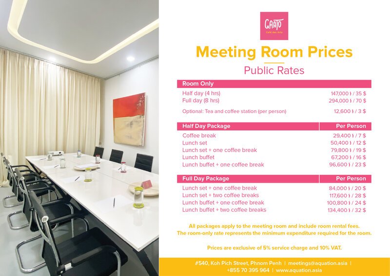 GAATO Meeting Room Pricelist Public rate 202508 a2