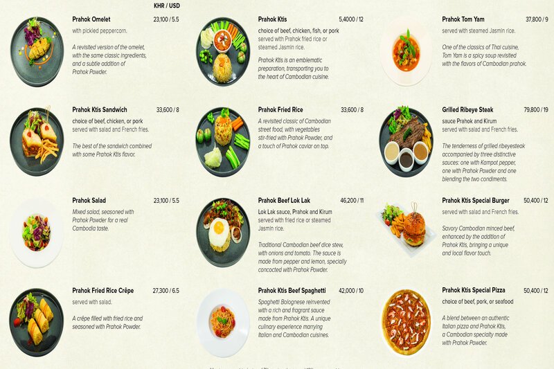 PH Confirel Prahok Menu 2024