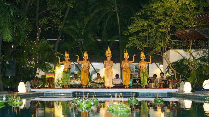 Classical Cambodian dance at Pavilion Hotel, Phnom Penh