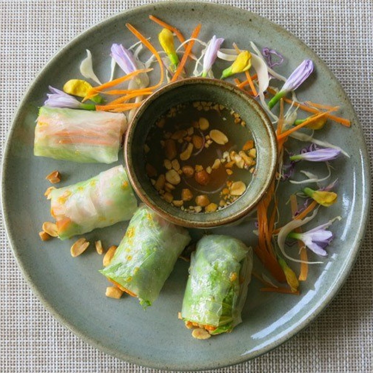Templation vegan spring rolls