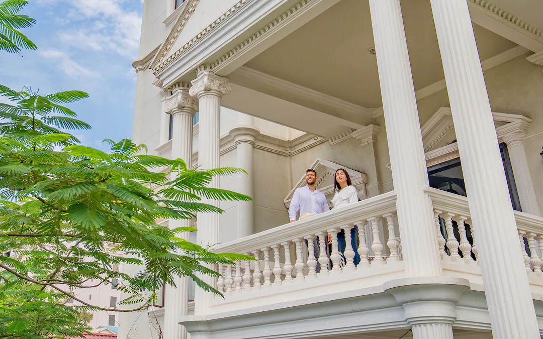 White Mansion Facade